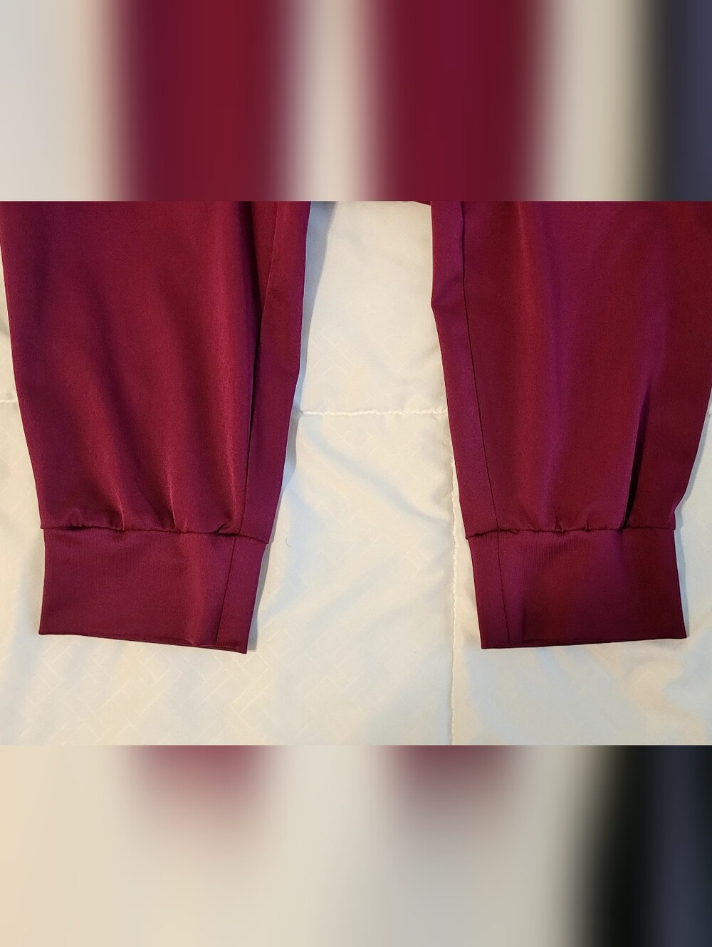 Beyond Scrubs, Burgundy, Faith Top, Serena Bottom- Harmony Collection, Small - Picture 14 of 16